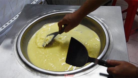 海口美食推荐炒冰,府城芒果炒冰