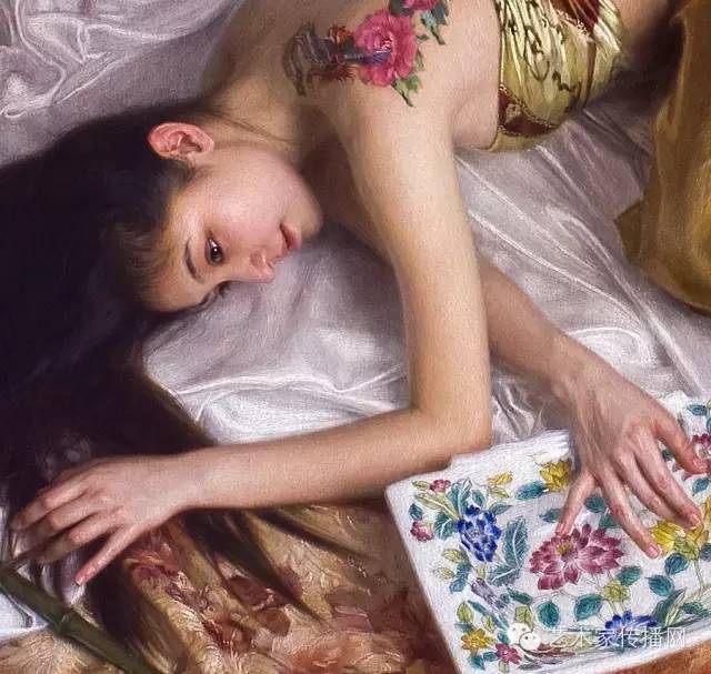 王剑的绘画作品欣赏,画家王剑粉笔画作品欣赏