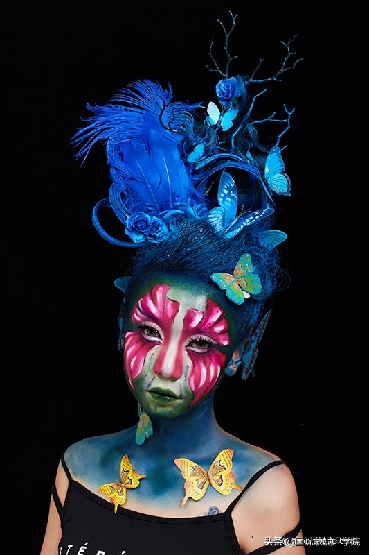 期末季｜北京化妆精英班迎来创意妆毕业考挑战