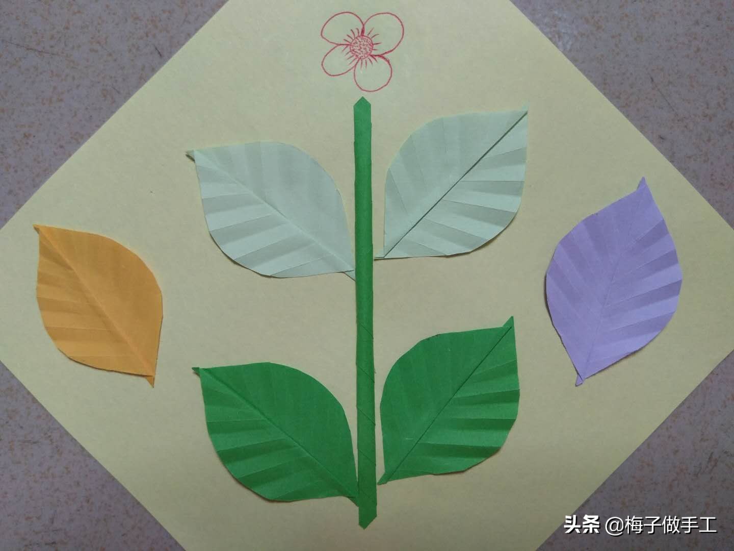 叶子怎么折纸大全简单又漂亮,叶子的折纸大全简单又漂亮