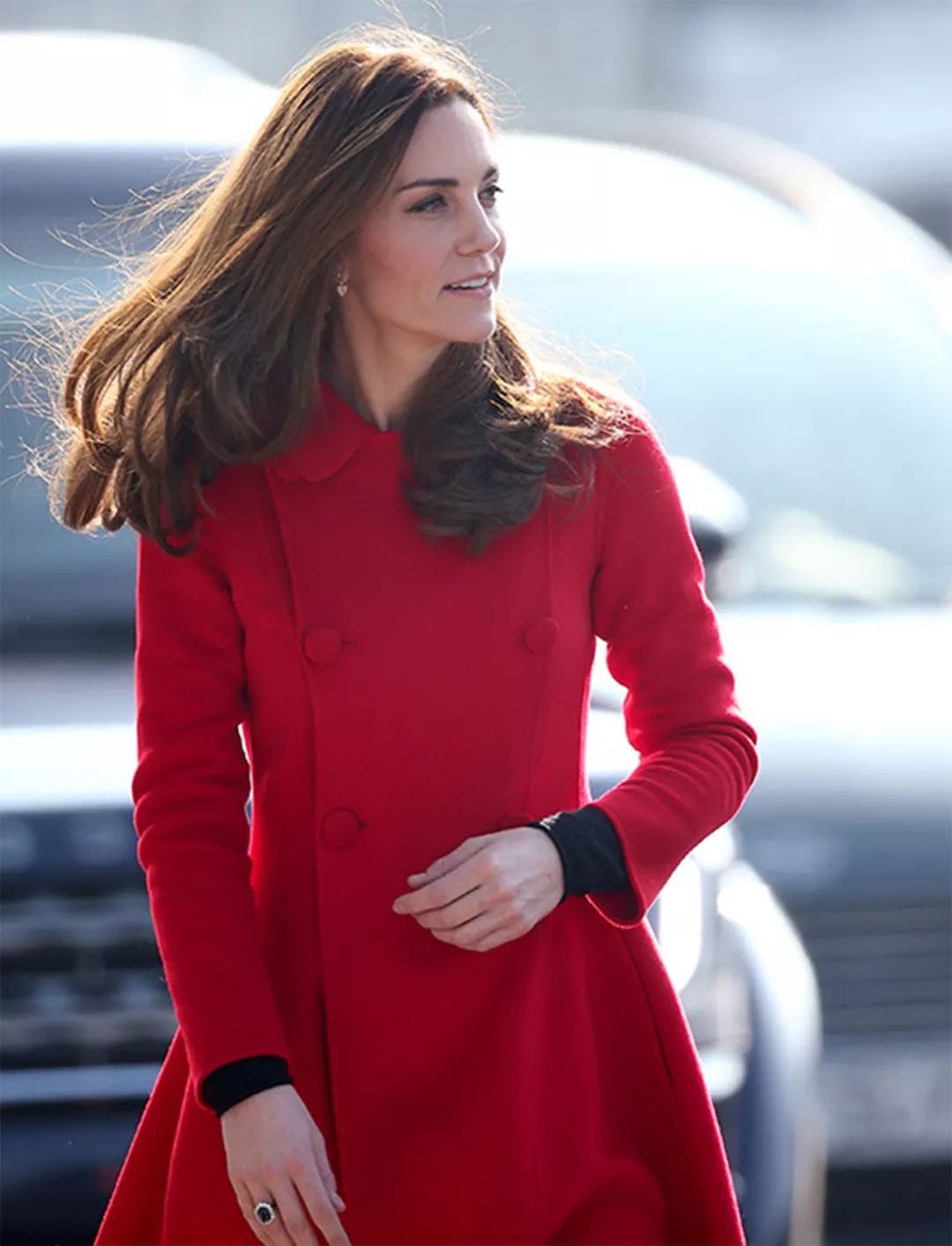 凯特王妃一胎后亮相,凯特王妃最后一次露面穿着