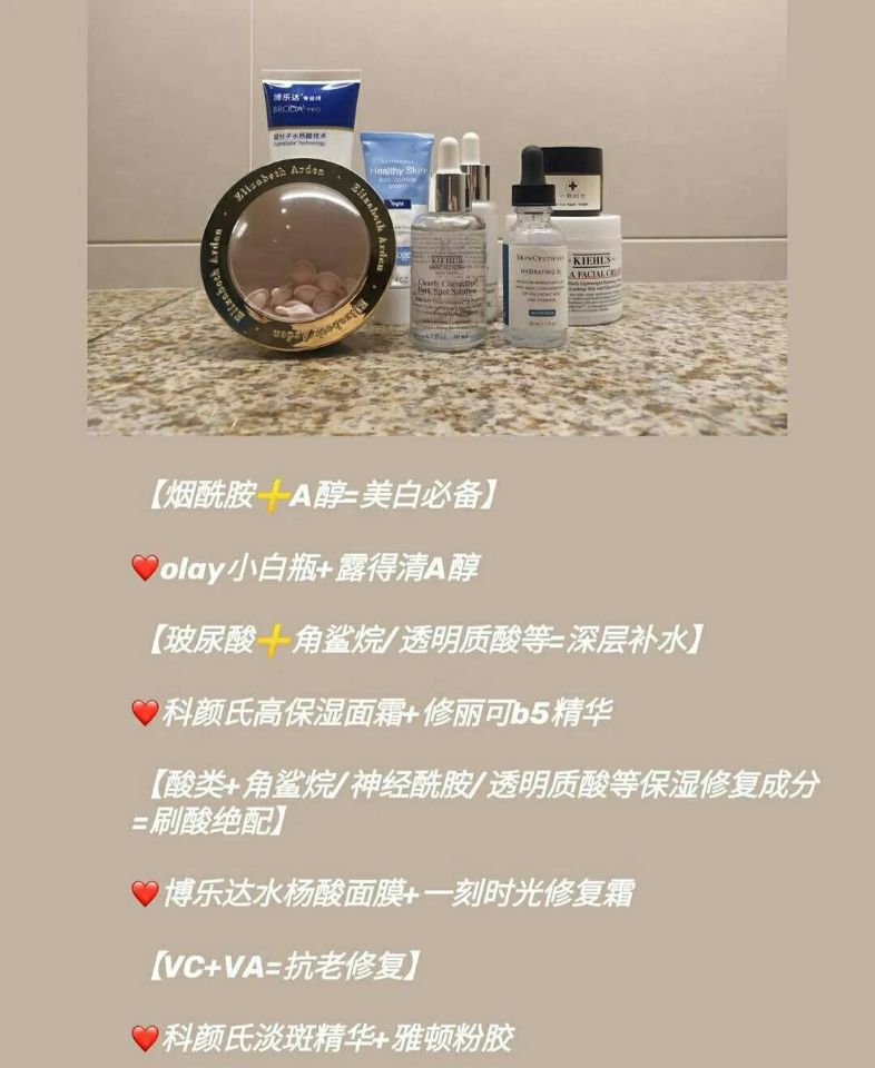 护肤成分搭配禁忌分享,护肤烂脸这4点一定要知道