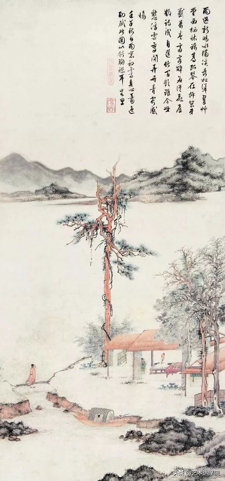 张大千徒弟画真迹,张大千临摹字画被博物馆收藏