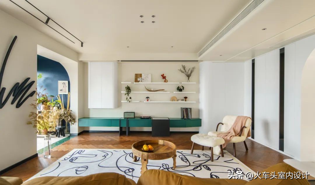 155㎡圆弧空间，三代同堂的无代沟共处