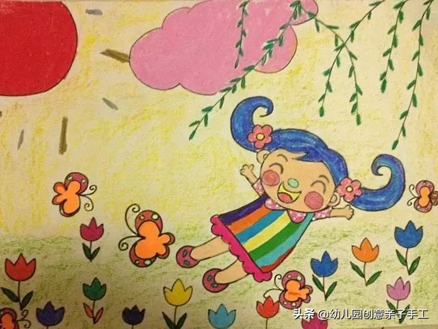 上百张幼儿园创意儿童画,儿童绘画创意3-6岁童年童画