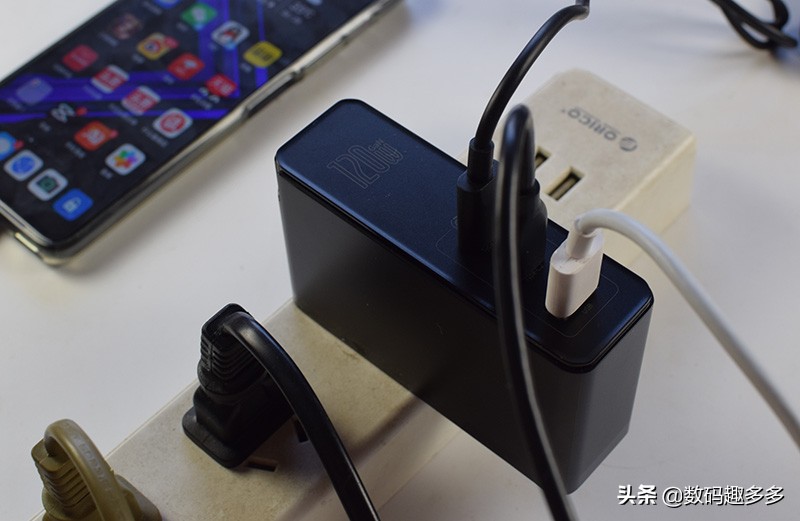 华为小米苹果快速回血好伴侣，120W倍思GaN上手