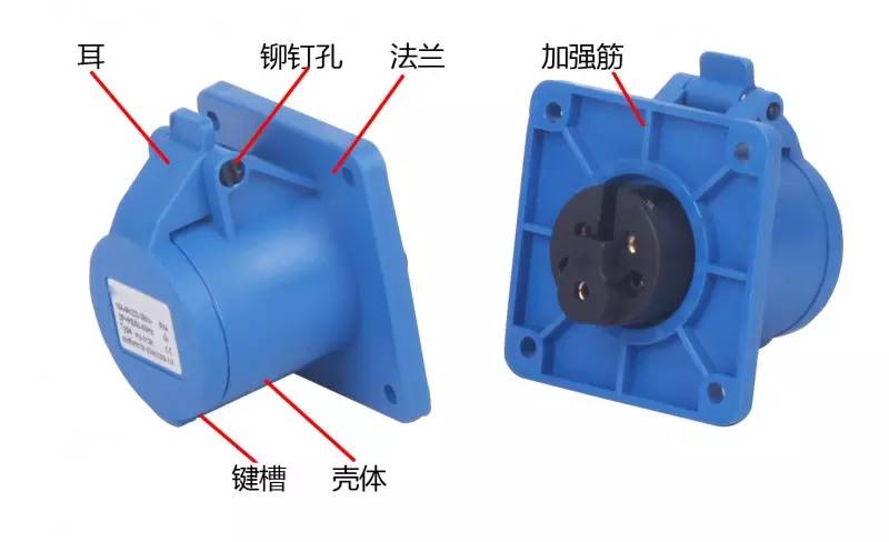 工业220v插头图片,工业防爆插头220v