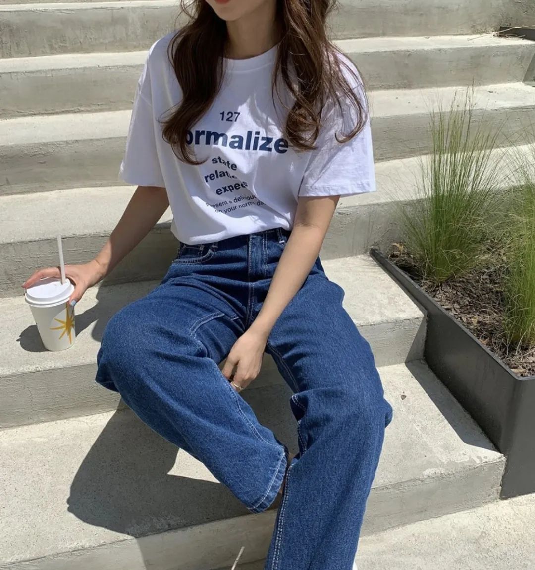 老爹裤的搭配才时髦,老爹裤让你显瘦又时髦