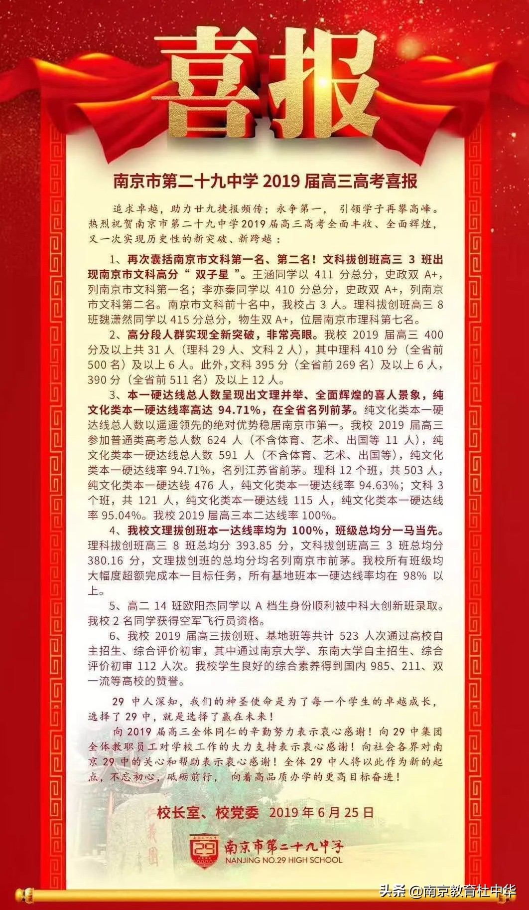 南京第二十九中,南京第二十九中有高中吗