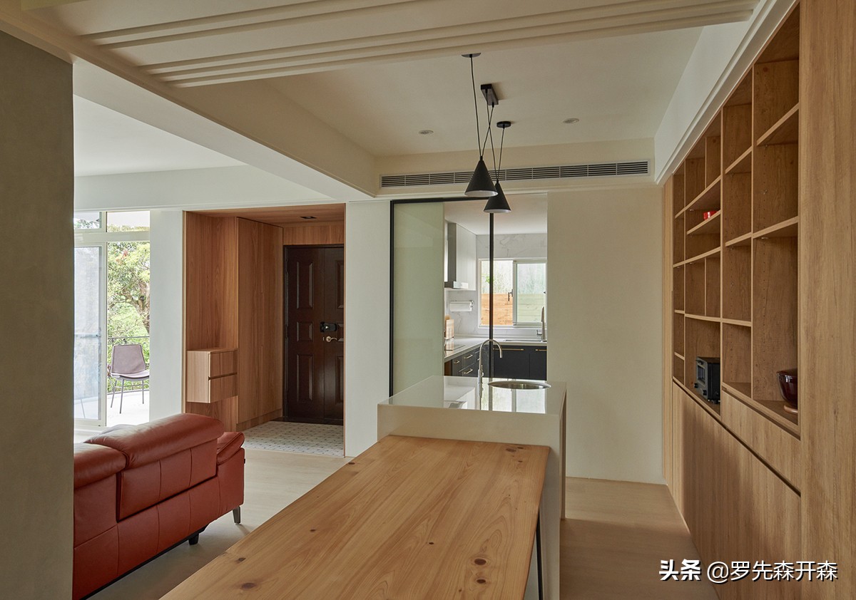 冉冉自如的慢山生活！44坪清新木质透天宅-青月草禾空间设计