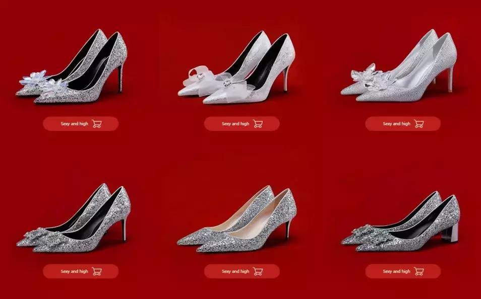 除了撞款的大牌婚鞋，小众+平价的美貌婚鞋走一波