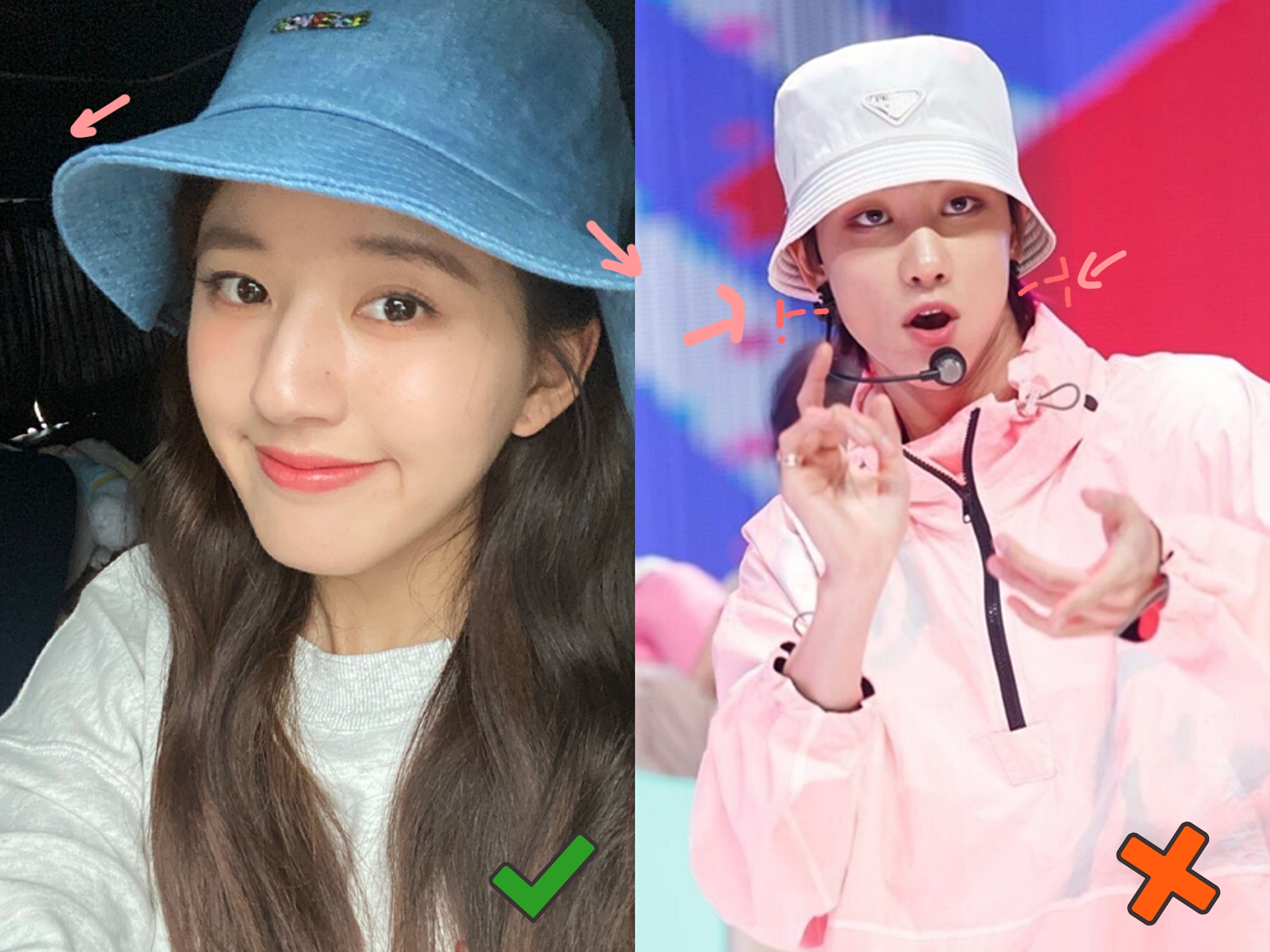 帽子女款脸大显脸小薄款,头大脸大怎样戴帽子好看