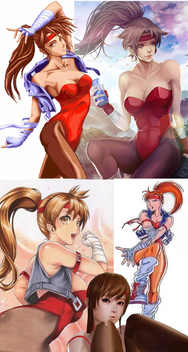 街机游戏里的女主角,街机游戏里的经典人物