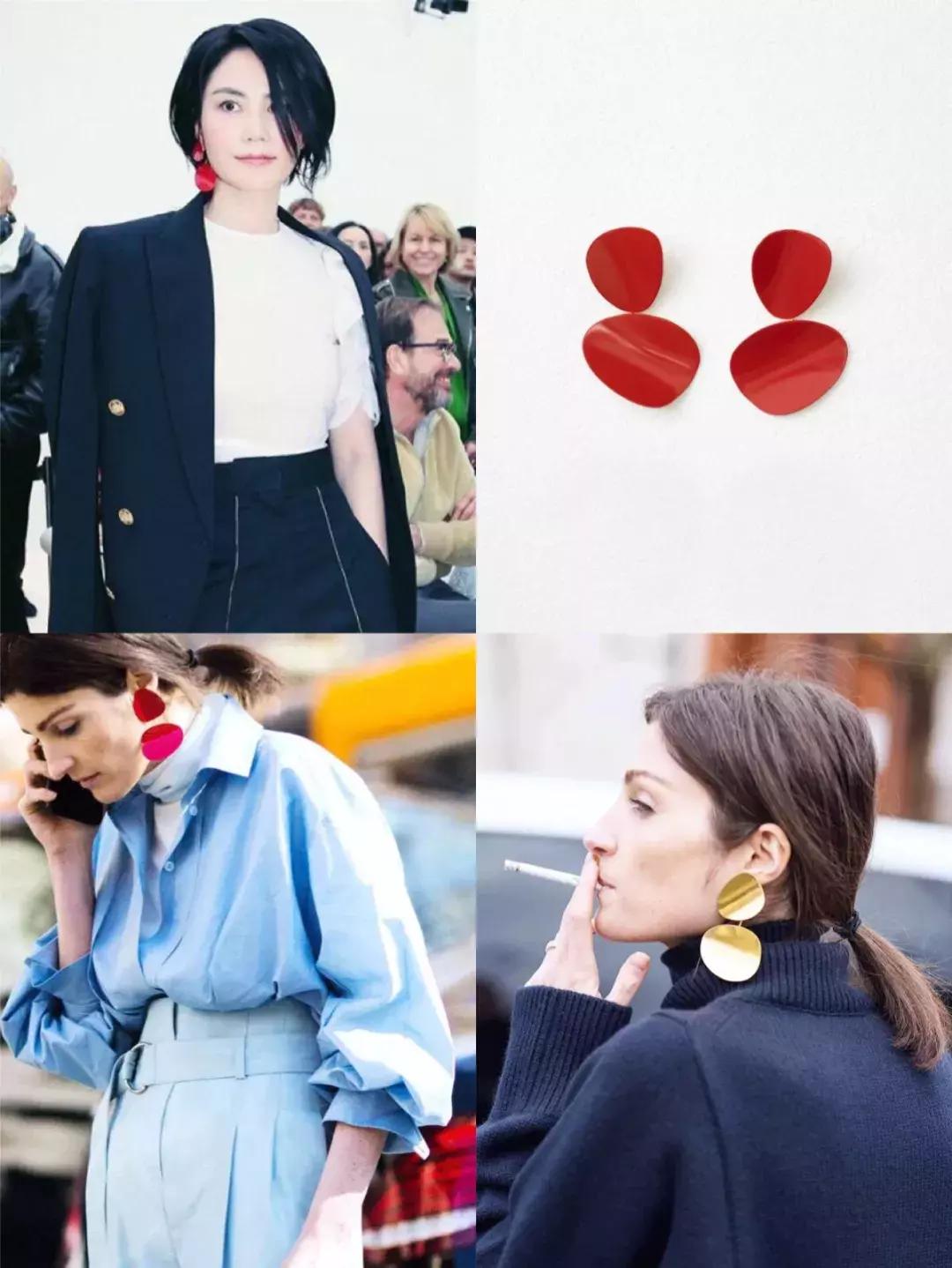 选耳环技巧,选适合自己的耳环