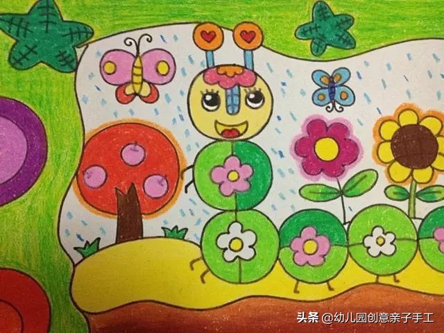 上百张幼儿园创意儿童画,儿童绘画创意3-6岁童年童画
