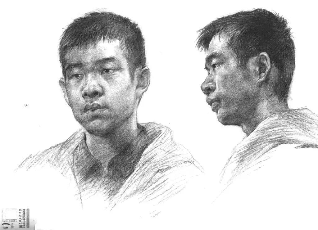 2018年国美色彩高分卷,国美素描高分