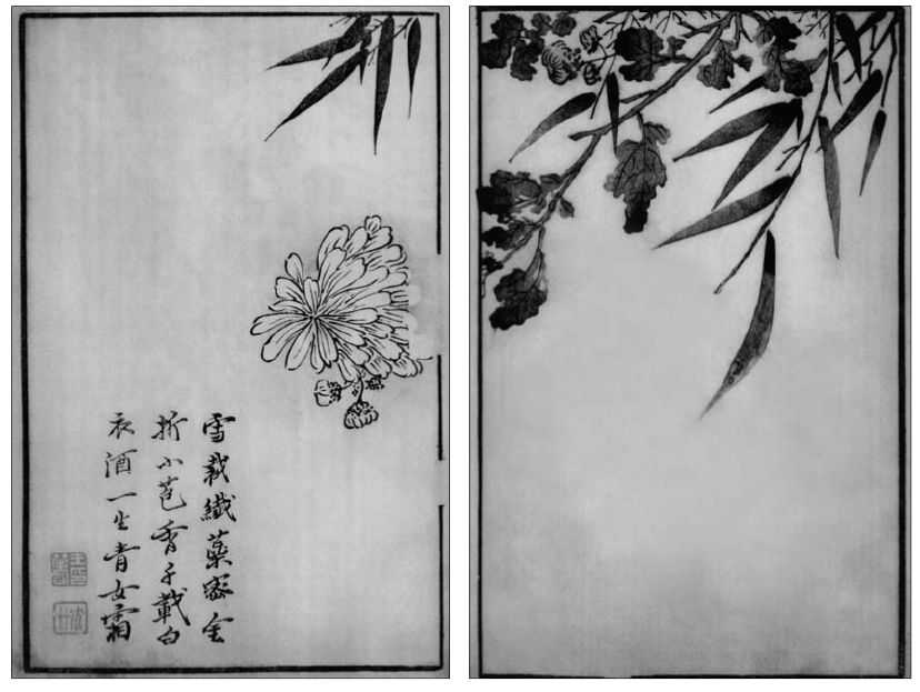 国画菊花的简单画法步骤图片,国画入门零基础自学画菊花