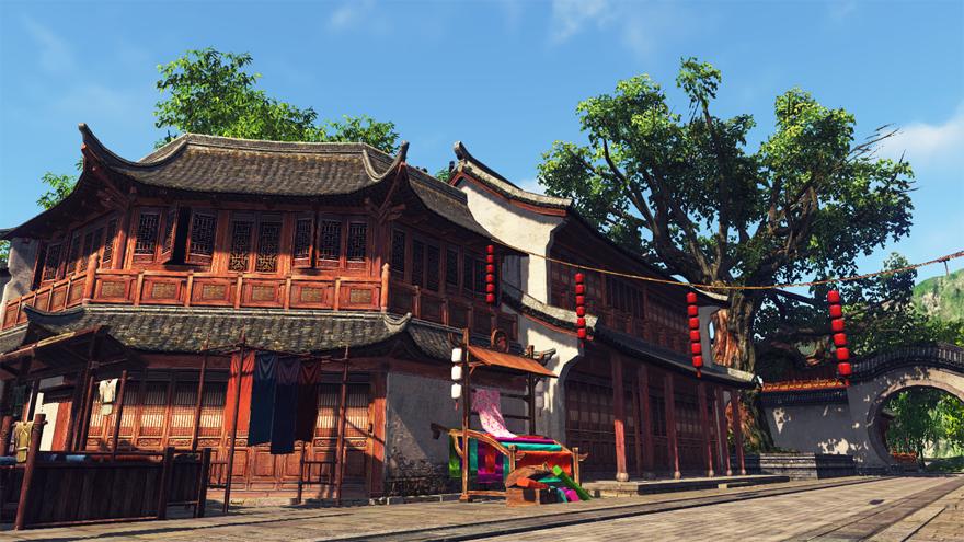 细节满满的游戏建筑：《天刀》古风元素经典，这部诠释未来科幻