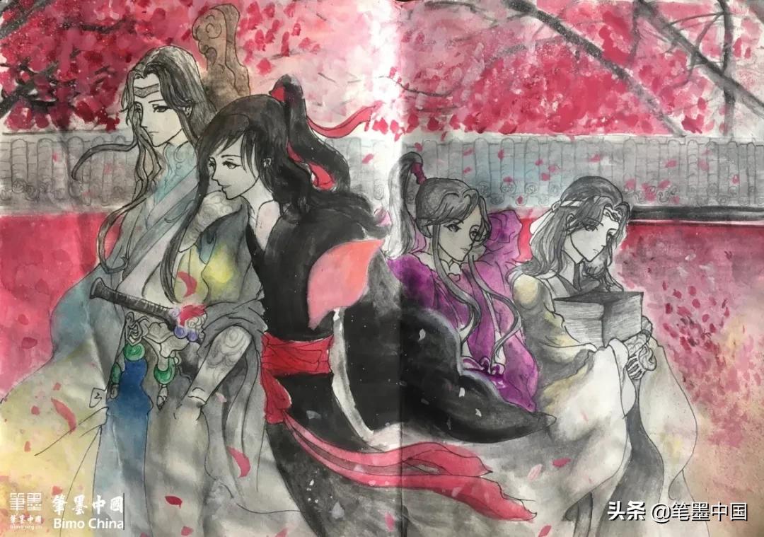 笔墨中国硬笔作品集,睢宁县向日葵画室