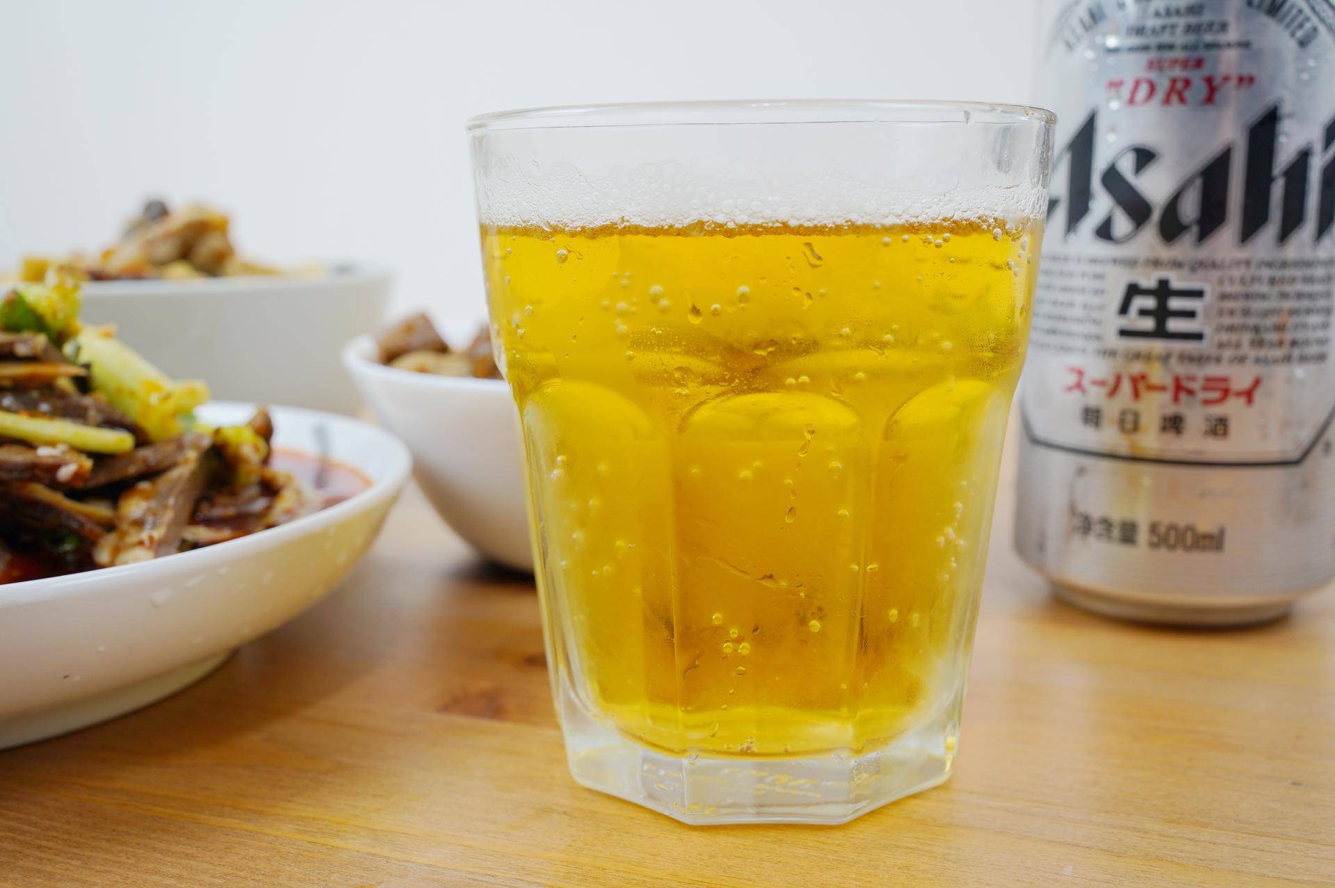 asahi朝日啤酒超爽生啤,asahi朝日辛口啤酒测评