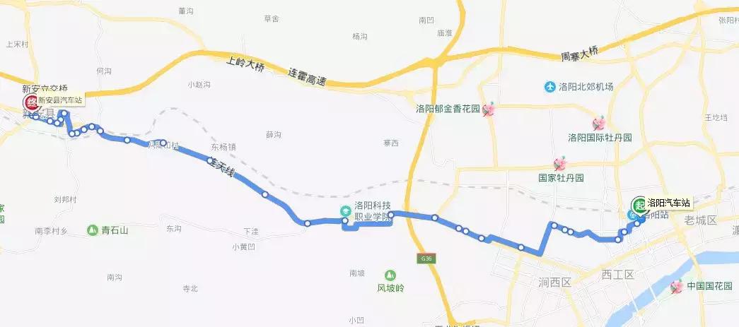 洛阳市区到县城公交车,洛阳龙门到济源城际公交时刻表