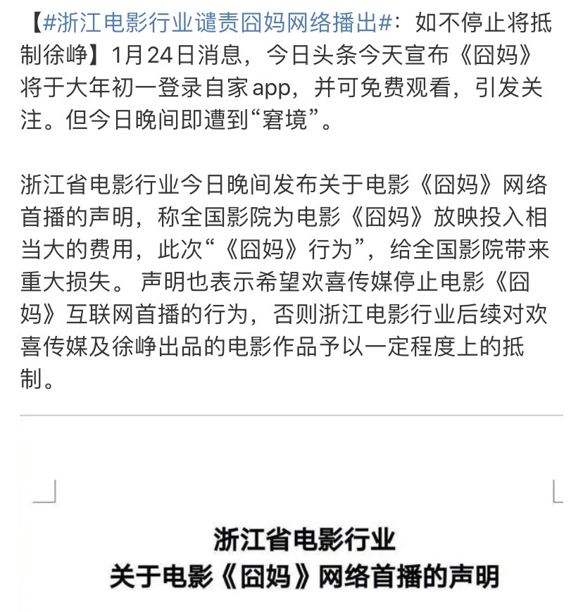 囧妈徐峥赚了多少钱,囧妈在家免费看徐峥是赚还是亏