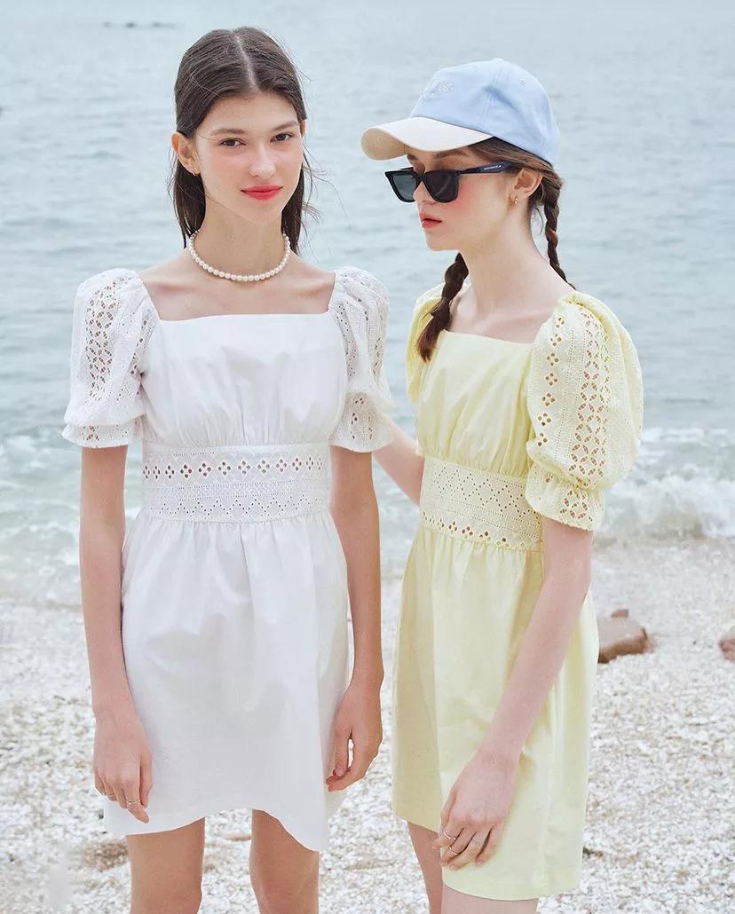 还在穿短袖吗,夏季法式泡泡袖怎么穿