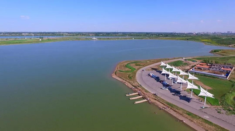 美不美，先看水！走进纳林湖，看巴彦淖尔水美