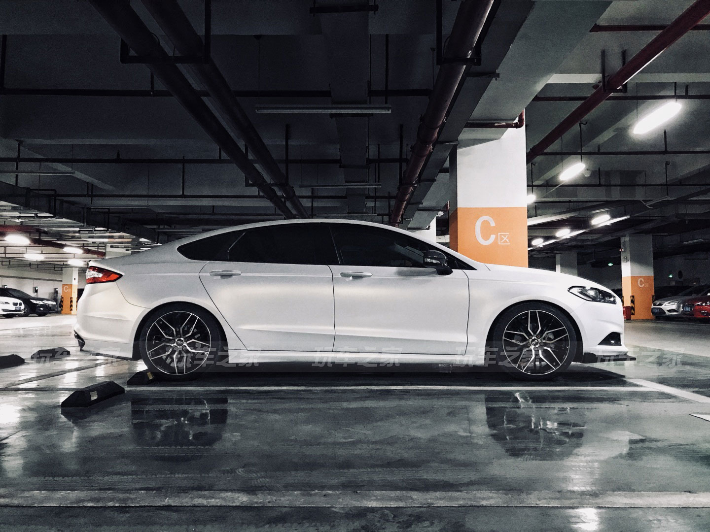 福特蒙迪欧2024新款改装门把手,2020款蒙迪欧个性改装灯光效果