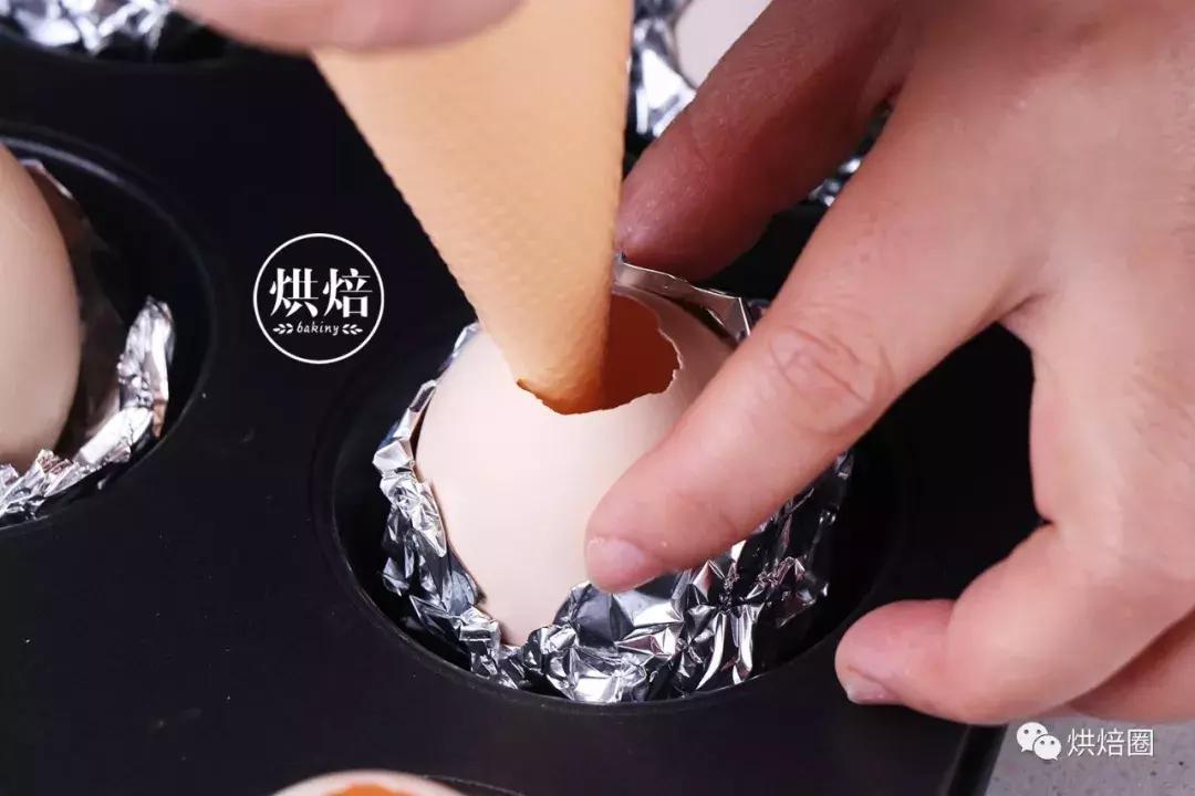 雪人蛋壳戚风,雪人蛋壳戚风教学