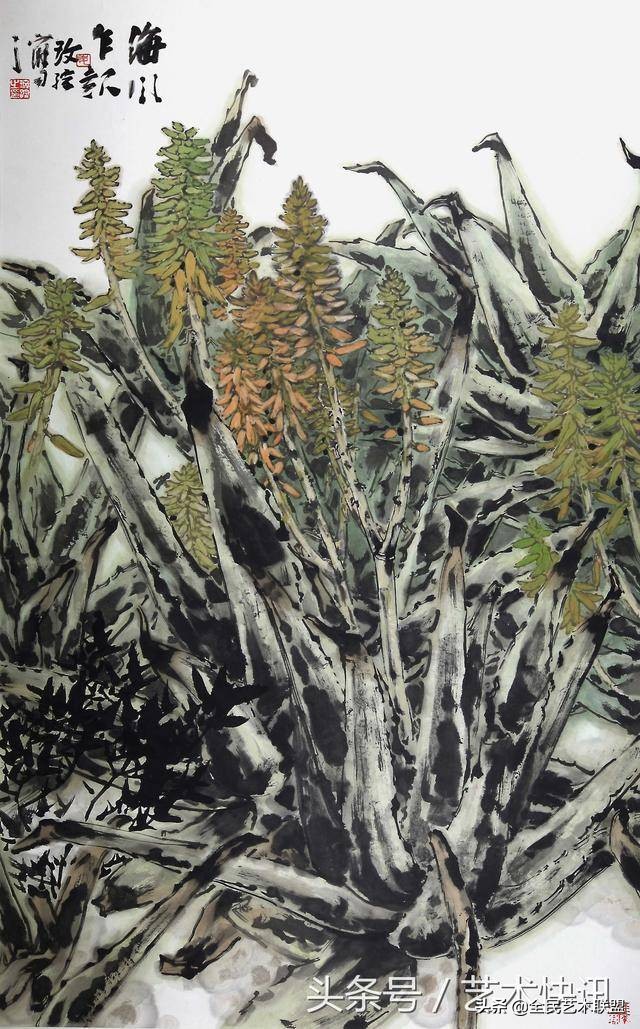 郭玫孮画家,郭玫孮花鸟画图片