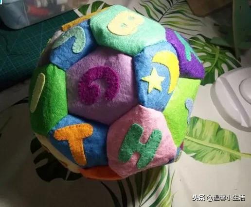 自己动手做一个足球,自制一个迷你足球