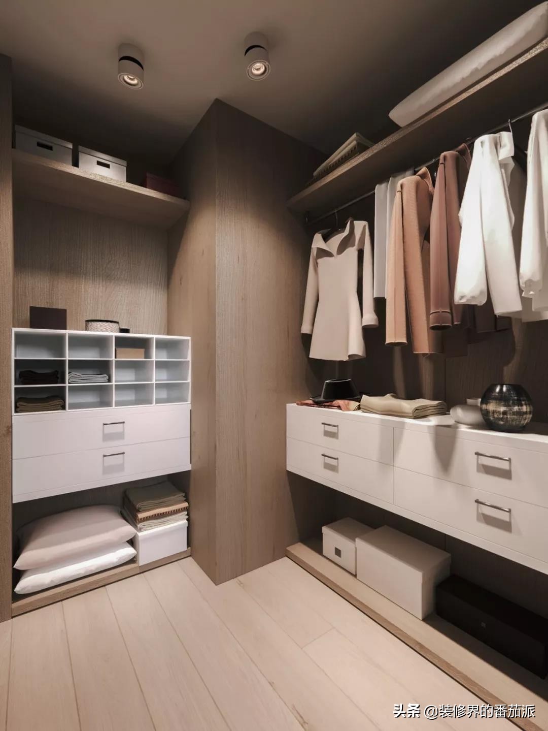 开放式衣帽间防潮怎么做,开放式衣帽间防尘帘防灰效果