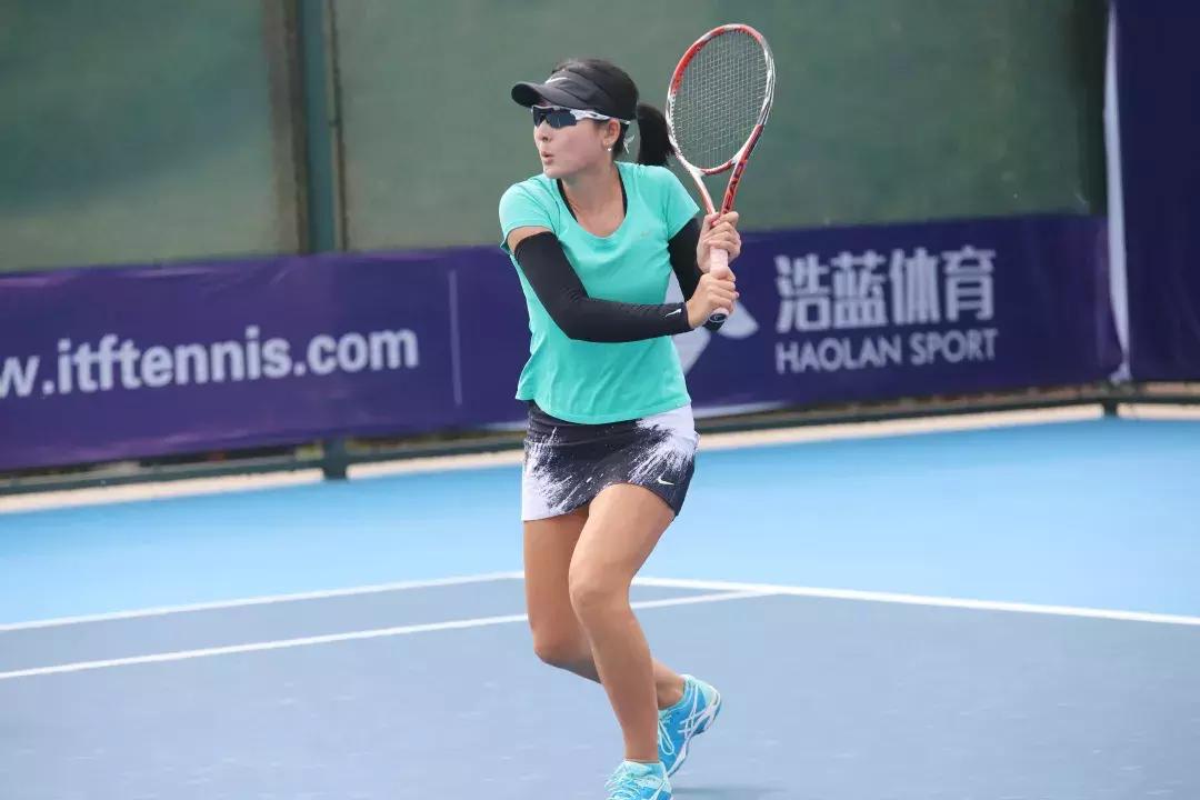 2019国际网球金安公开赛女单比赛激战正酣！