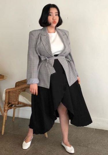 166130斤胖女孩穿搭,矮胖女生穿搭合集