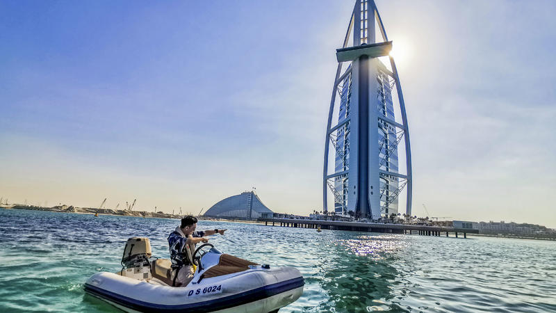 沙漠浪漫之旅迪拜,从天空进入海底