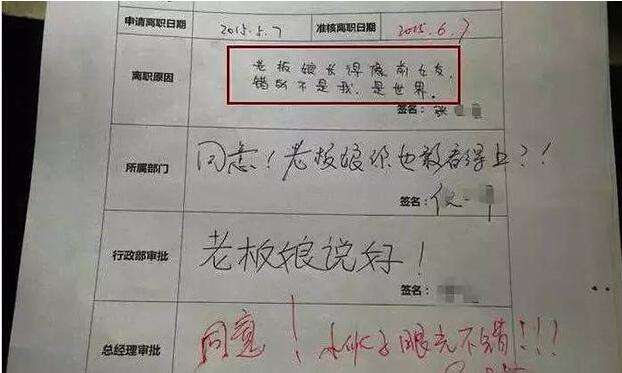 最奇葩的辞职信表情包,史上最奇葩的辞职信