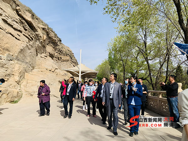 大同市中医医院*党**史学习教育重走习*平近**总书记视察山西大同走过的路