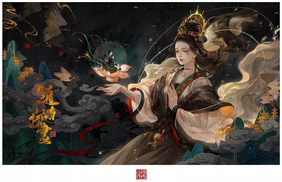 看完她笔下的古风美人,才知英雄难过美人关,一颦一笑让你醉倒