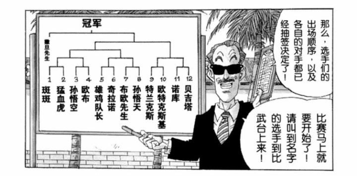 龙珠武道大会裁判有多强,龙珠中的第一武道会