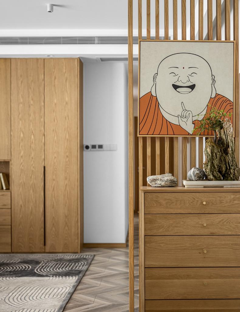 进门过道太窄了怎么设计呢,进门过道太长怎么处理