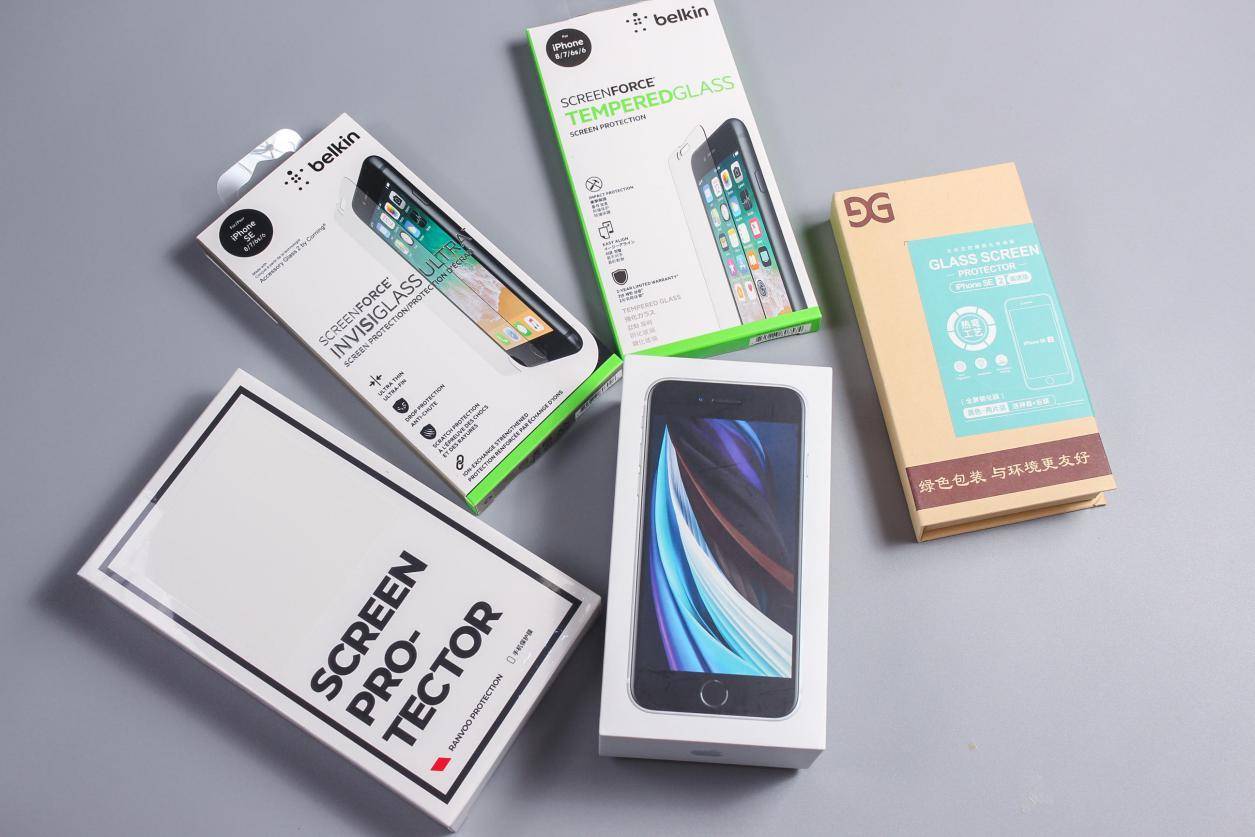 苹果se2代钢化膜推荐,iphonese2超窄边钢化膜