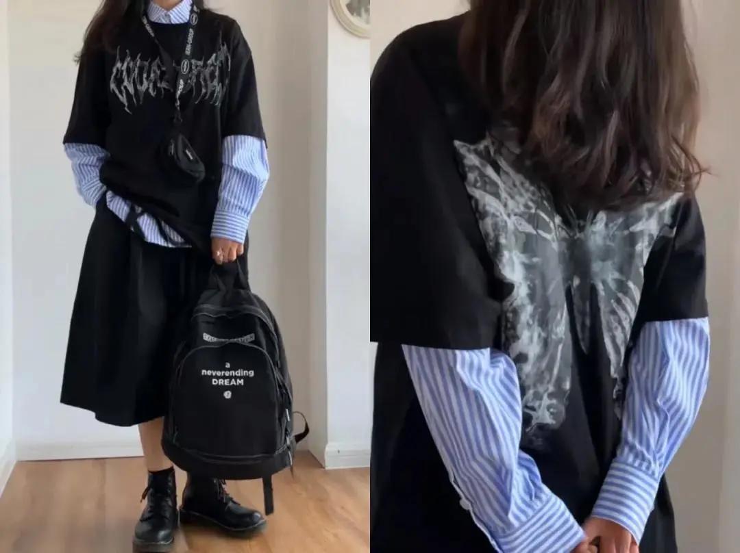 牛仔衬衫叠穿哪种款式和颜色适合,灰色衬衫怎么搭配出高级感叠穿