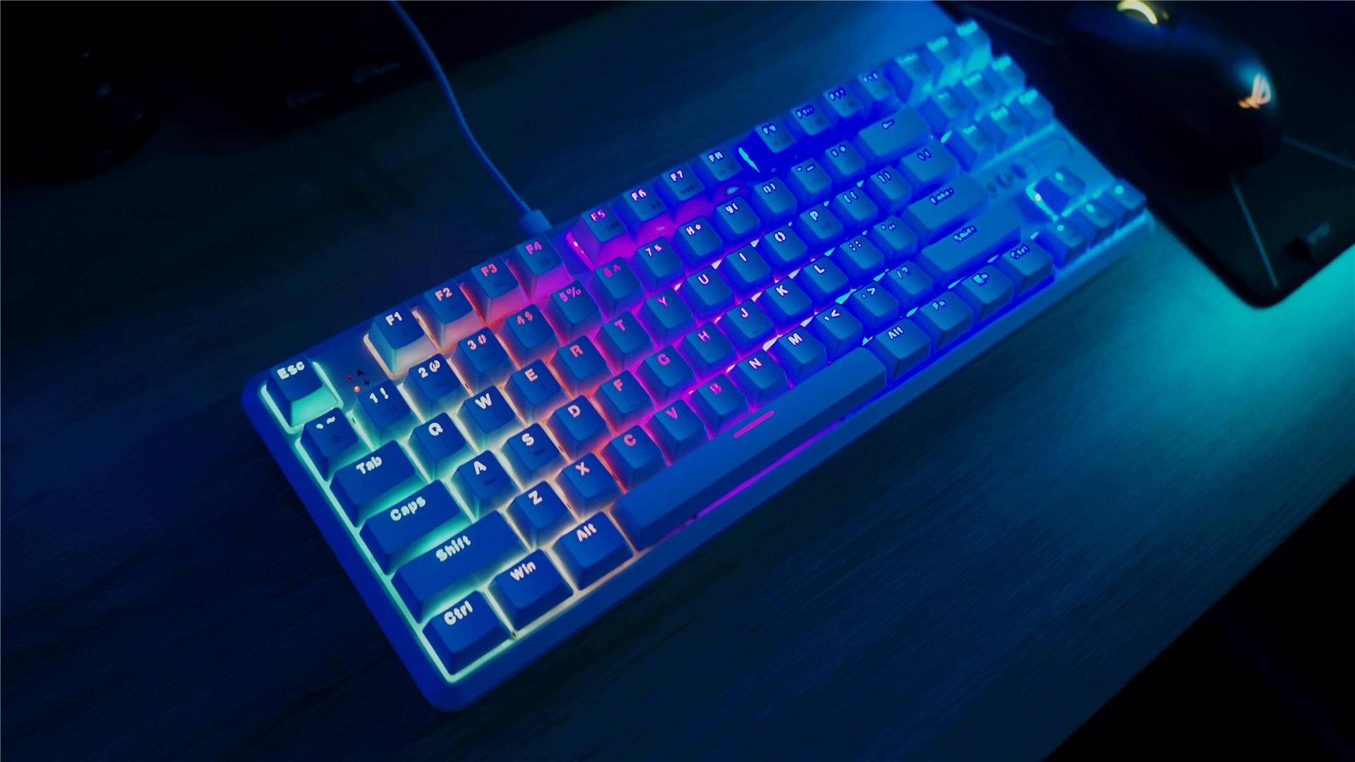 黑爵K870T机械键盘,ajazz黑爵k870tmacbook