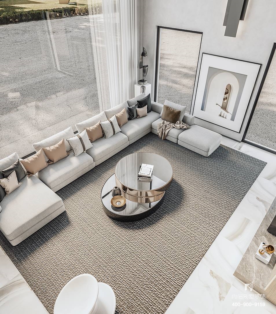 700平现代简约风格,现代轻奢70平