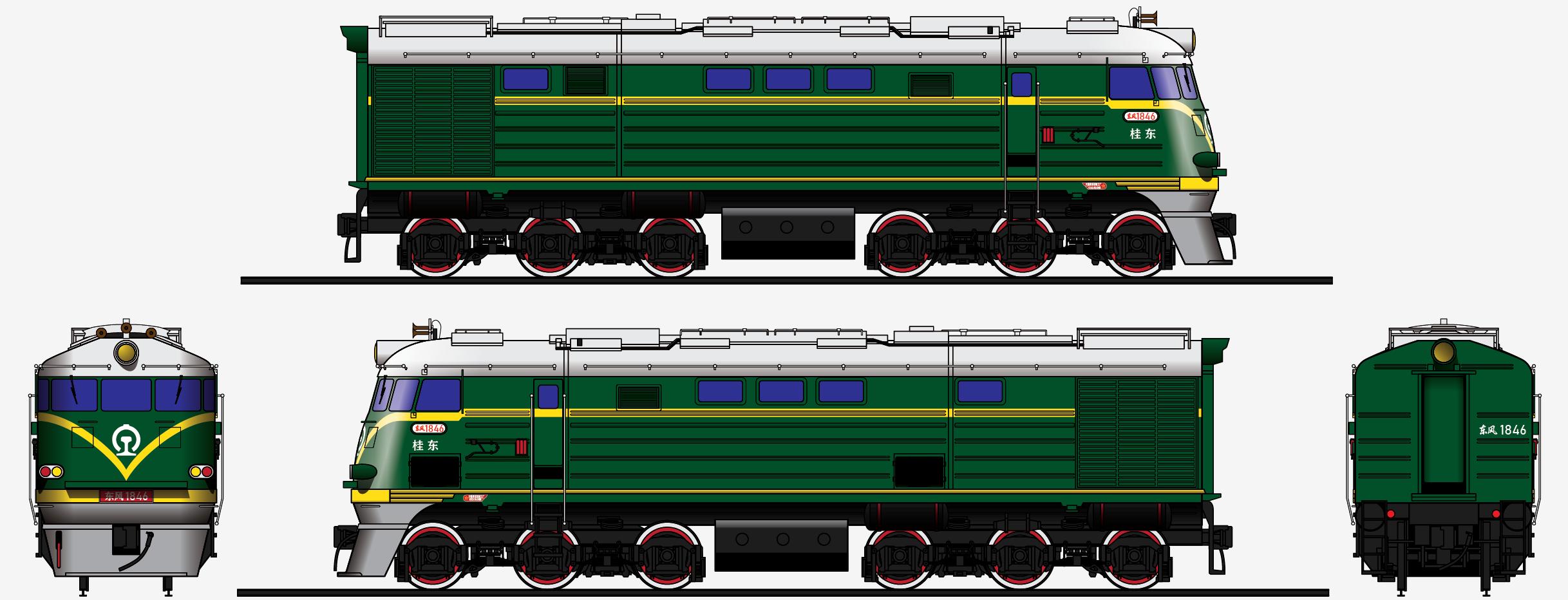 东风4型内燃机车进化史,中国东风内燃机车历史