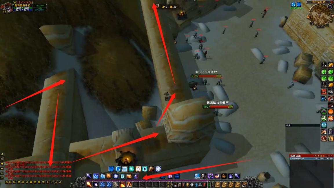 魔兽世界怀旧服法师单刷最新路线,新n服48级法师单刷祖尔法拉克经验