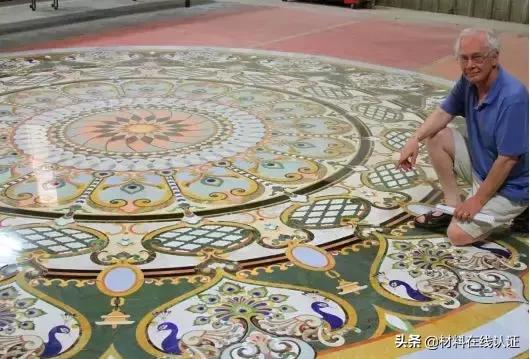 仿水刀和真水刀拼花的区别,设计师讲解水刀拼花效果