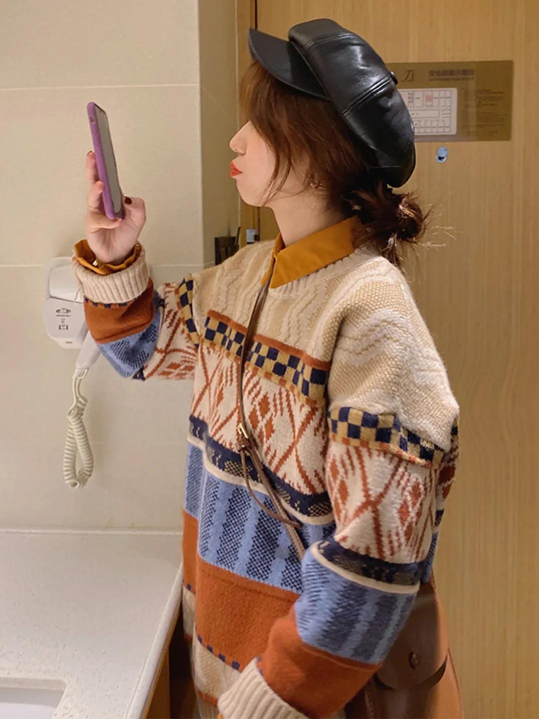 韩系慵懒日常穿搭,自带高级滤镜穿搭