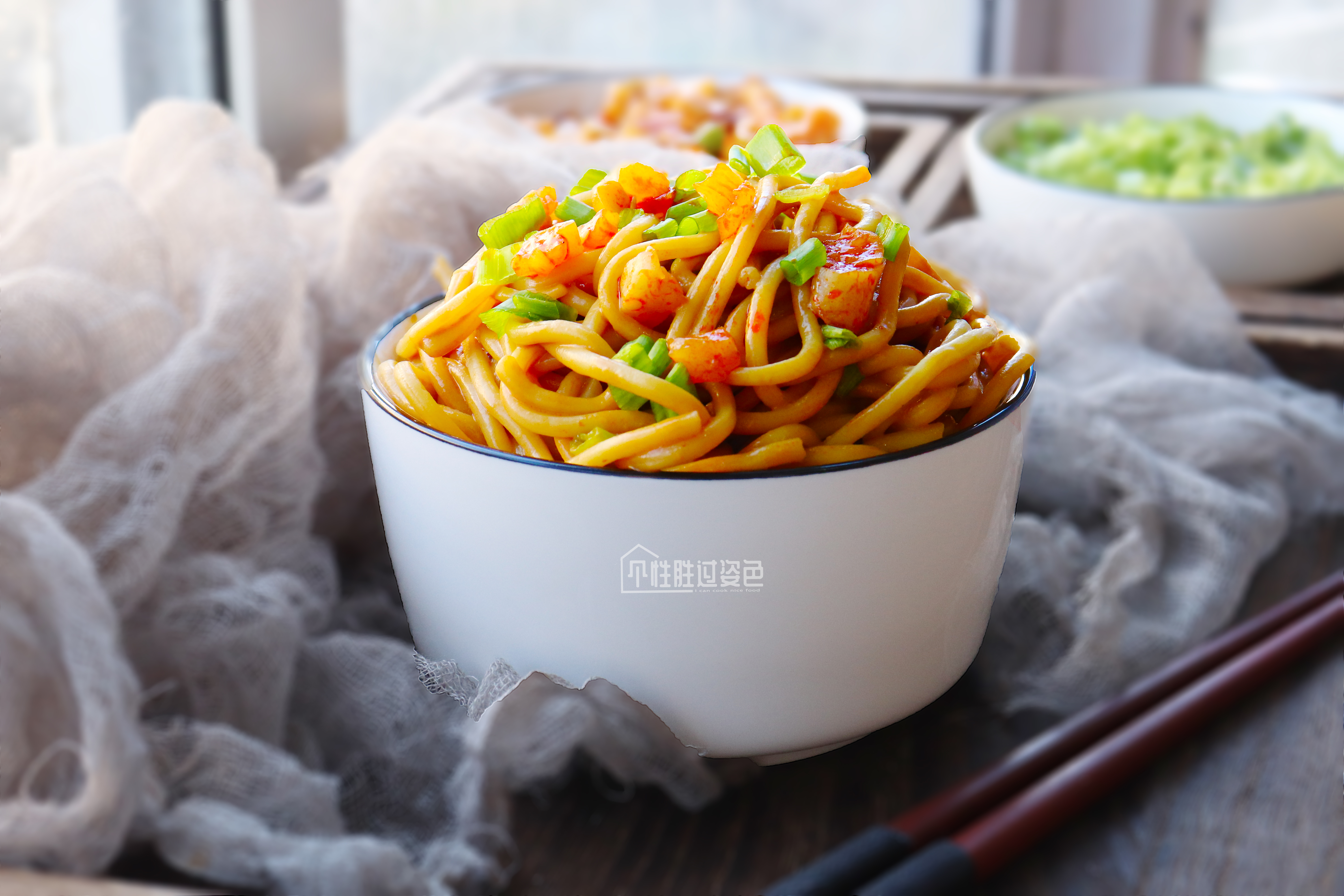 正宗武汉热干面的做法和配方,武汉热干面劲道滑爽微辣咸香